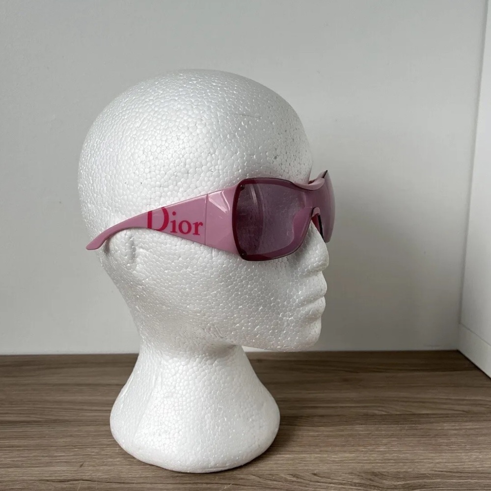 Rare Vintage Dior Baby Pink Goggle Sunglasses Gem